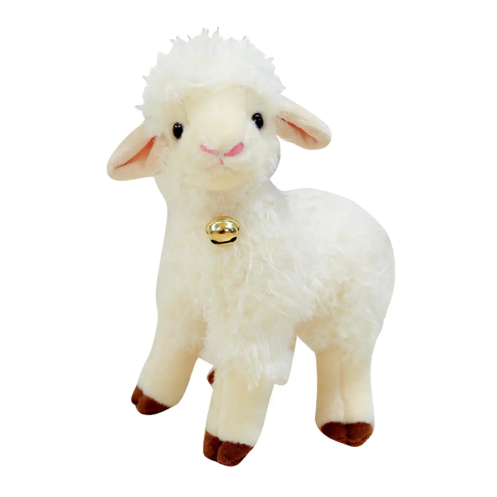 Sheep Plush Stuffed Animals Big Plush Toy Lamb Doll Snuggling Cute Animal Plush for Home Office New Year