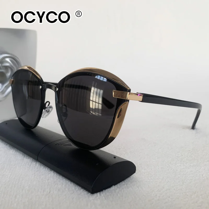 

Модные поляризационные солнцезащитные очки «кошачий глаз», женские роскошные брендовые дизайнерские солнцезащитные очки в стиле панк для женщин, солнцезащитные очки для вождения, очки UV400