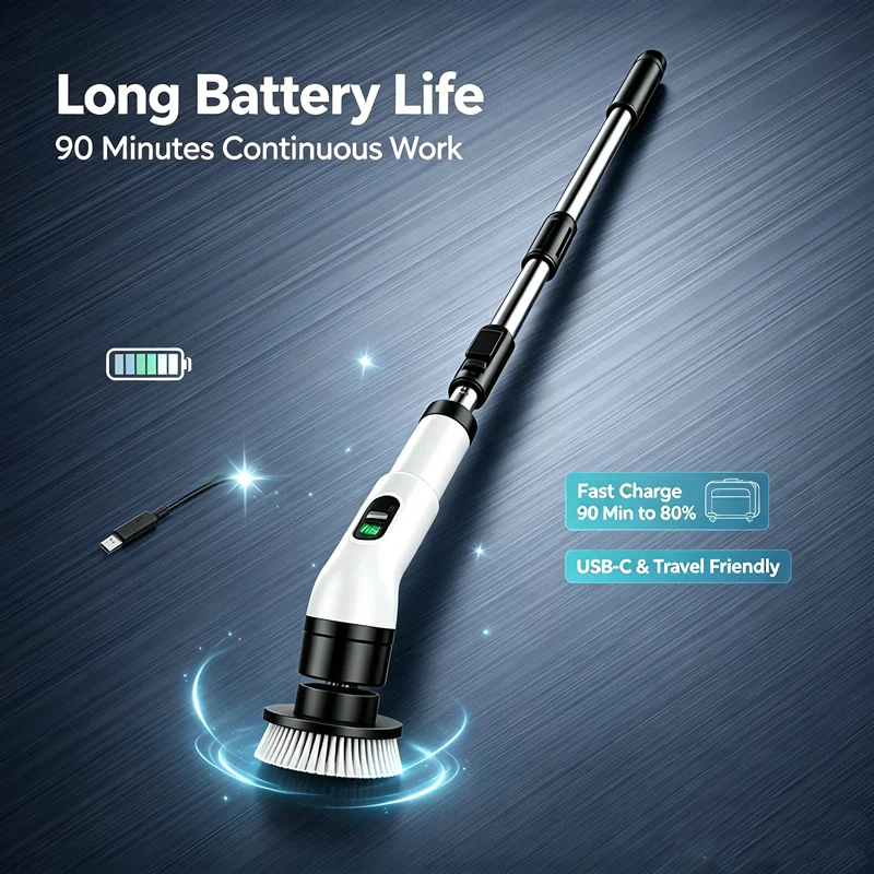 فرشاة تنظيف كهربائية لاسلكية م - مراجعة Kitchen Gadgets Electric وسعره