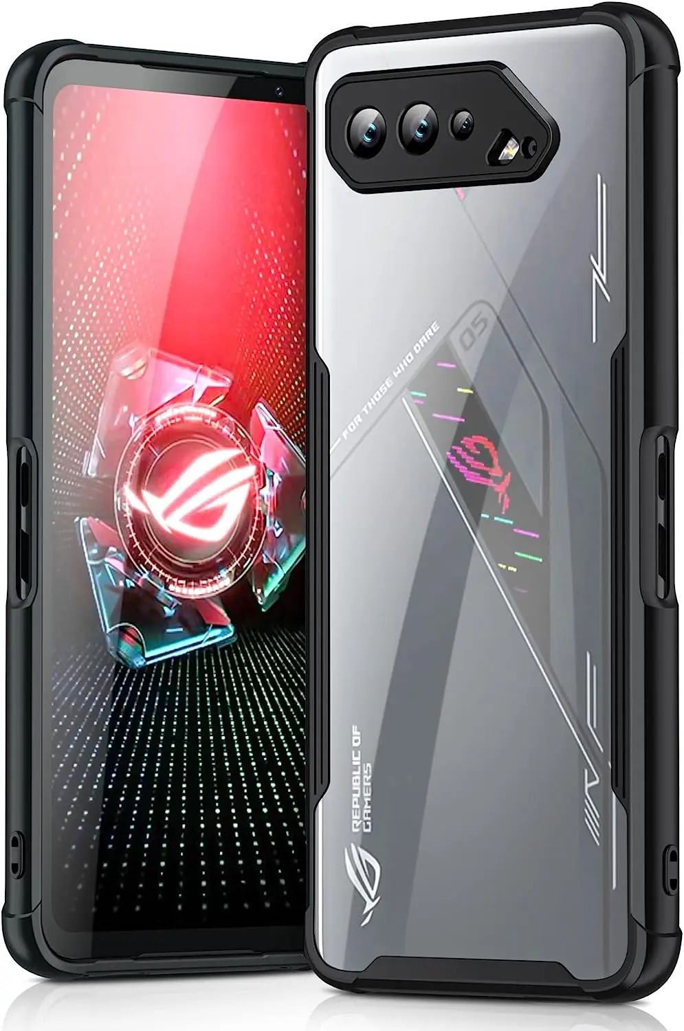 ☆ ROG Phone 5 ケース ROG Phone 5 mate適用 345 ROG Phone 5 Case Shockproof ASUS ROG 5/Pro/Ultimate Gaming Phone
