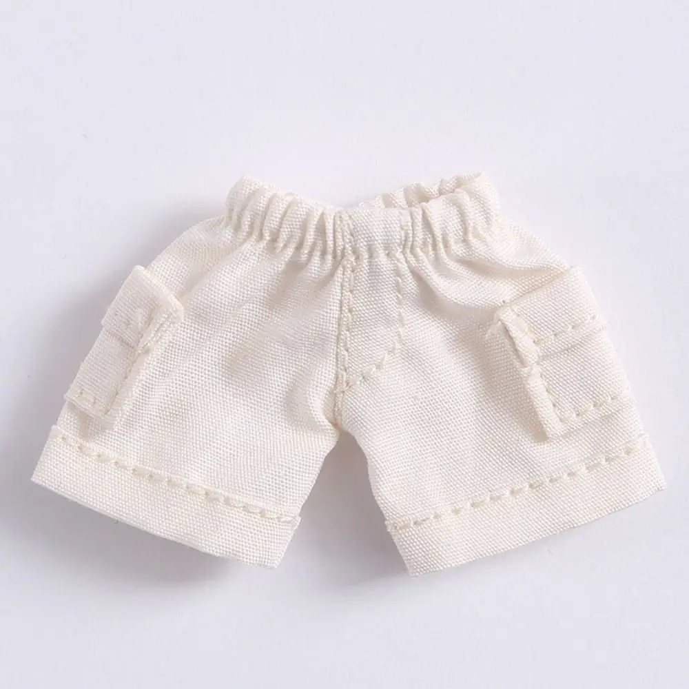 Vêtements décontractés de style outillage pour poupées BJD, mini jeans, shorts, accessoires de jouets pour enfants, OB11, 1/12