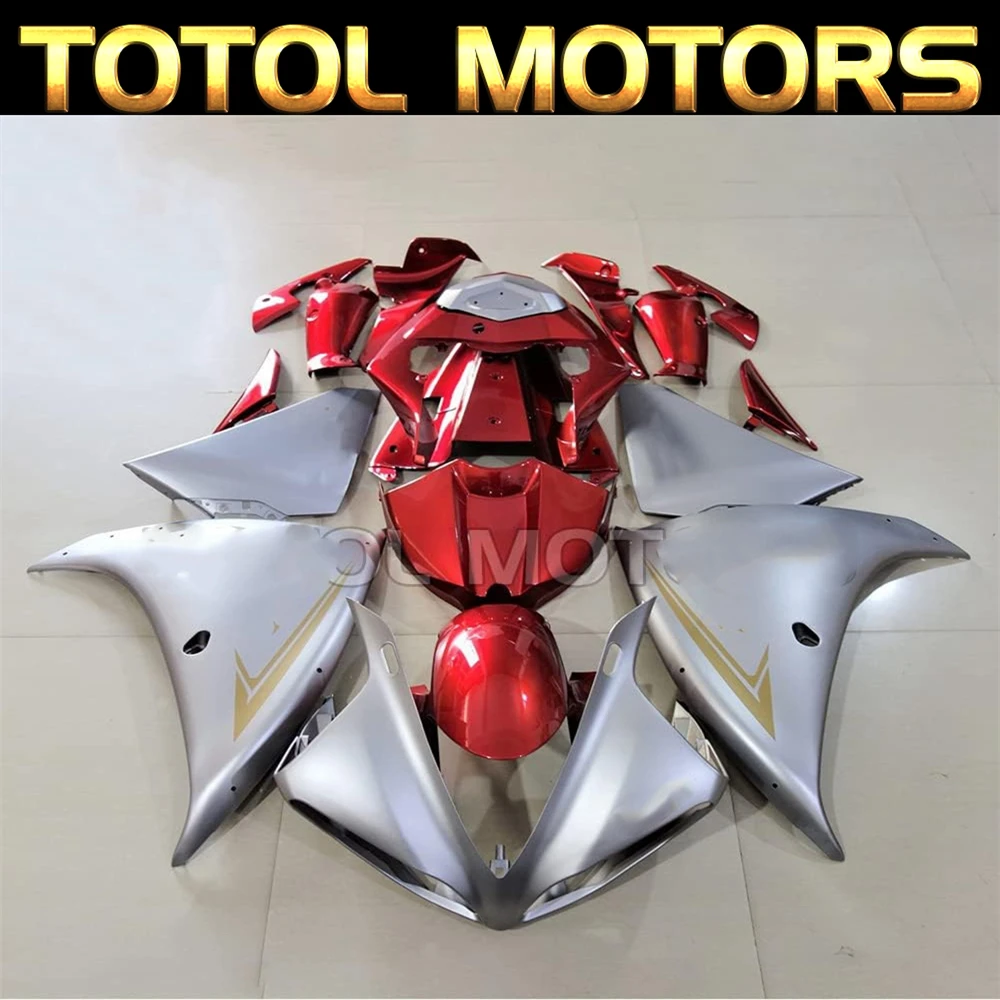 

Motorcycle Fairings Kit Fit For Yzf-R1 2009 2010 2011 Bodywork Set High Quality ABS Injection Sliver Red