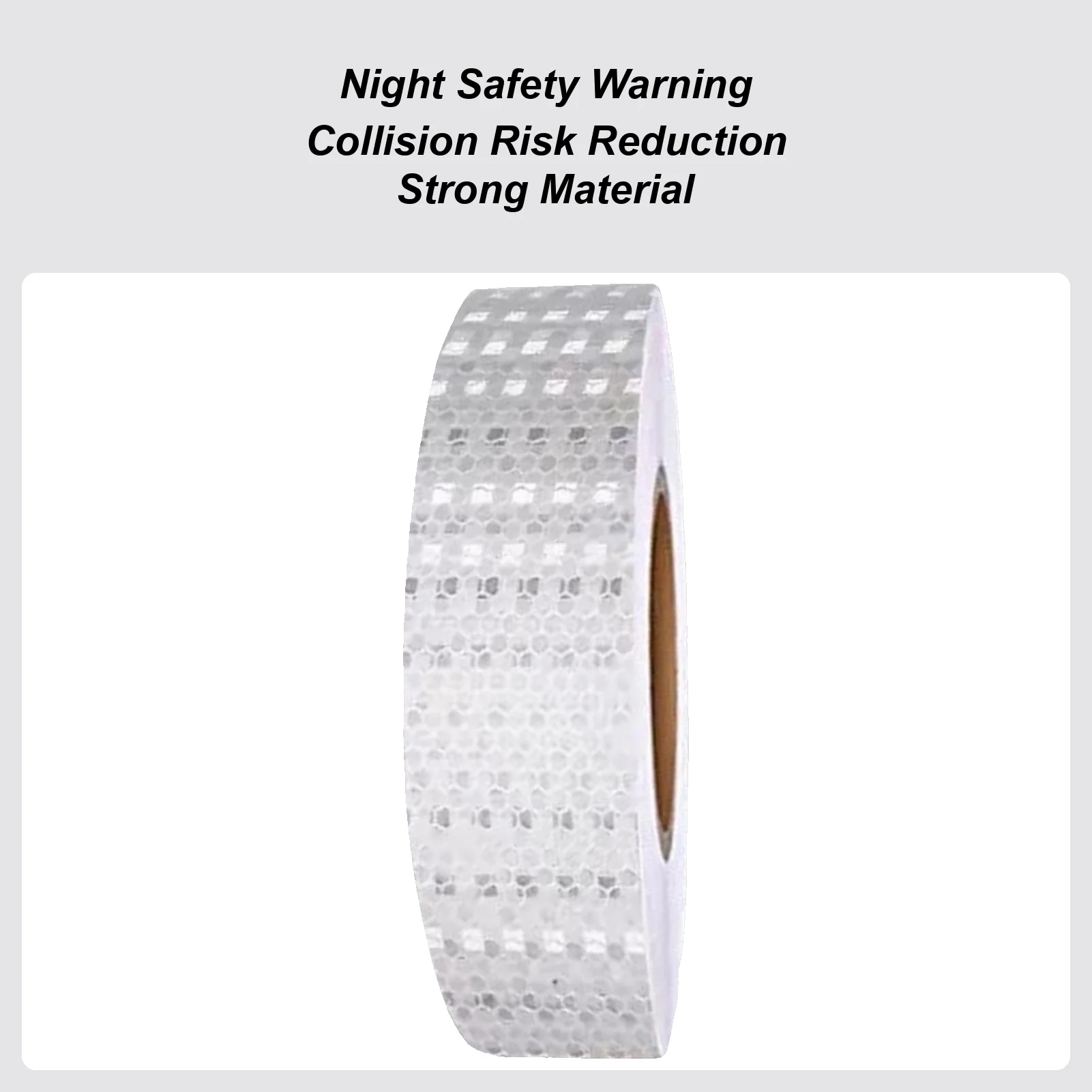 

Reflective Tape For Trailers Nighttime Warning Sticker 2 Inches X 33 Feet Water-resistant Fluorescent Adhesive Safety Warning