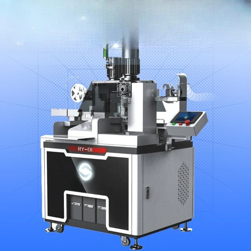 Fully automatic double-head cold-pressing terminal machine, granular terminal, fully automatic processing