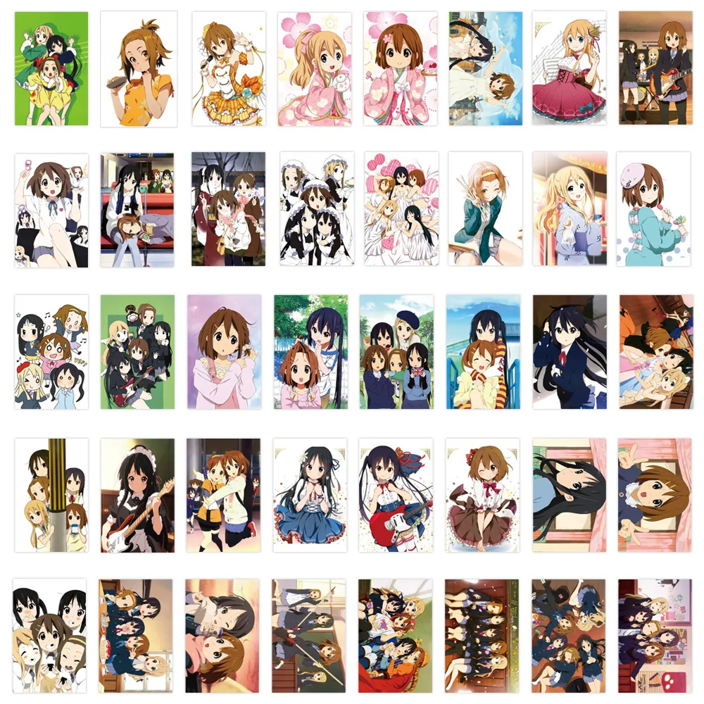 

10/40/80PCS Japan Anime K-ON! Comic Stickers Refrigerator Scooter Diary Phone Case Helmet DIY Decorative Decal Toy Stickers