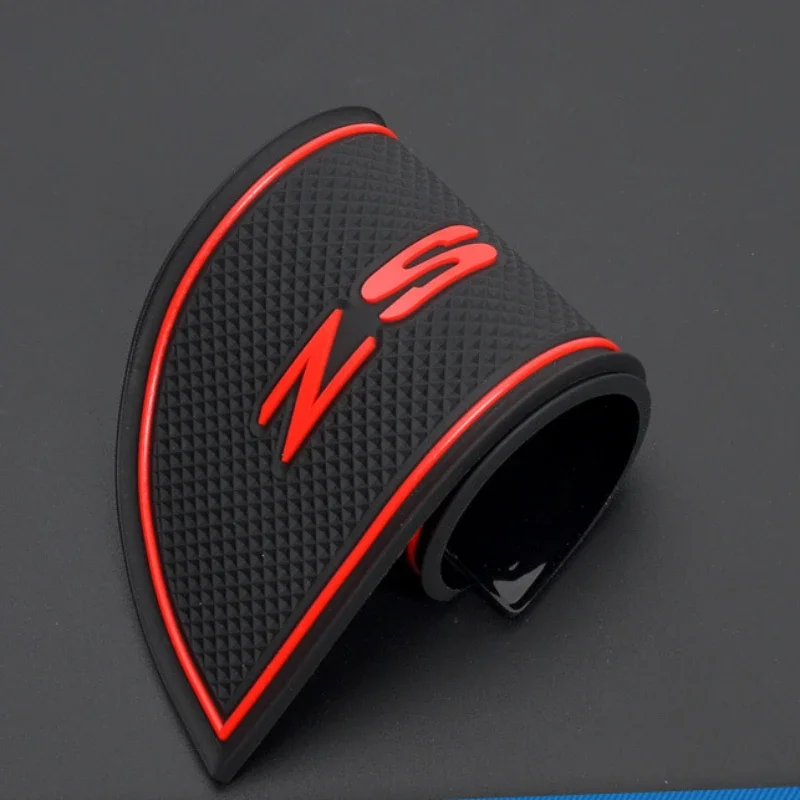 For MG ZS 2020 Water Cup Storage Tank Mat Car Styling Anti-Slip Cup Holder Mat Door Groove Pad Cushion Rubber Accessories