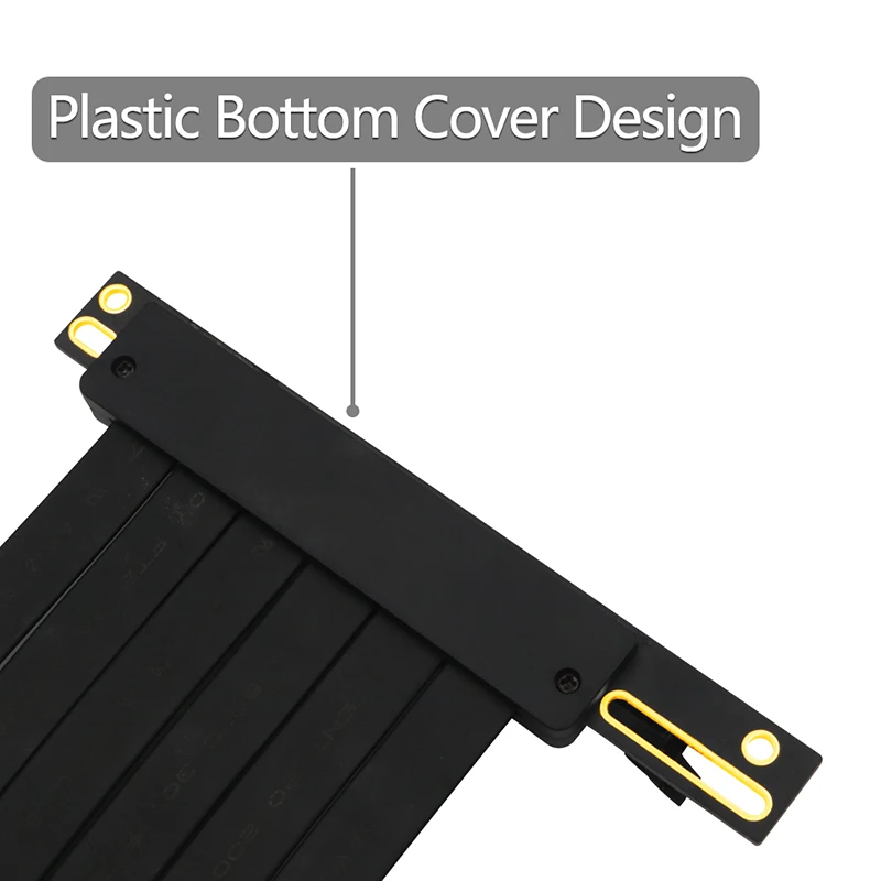 PCIe 3.0 X16 Riser Extender 8Gbps PCI Express 16X to 16X Flexible Cable 90 Degrees with 3.3V 12V Power LED for GUP Graphics Card