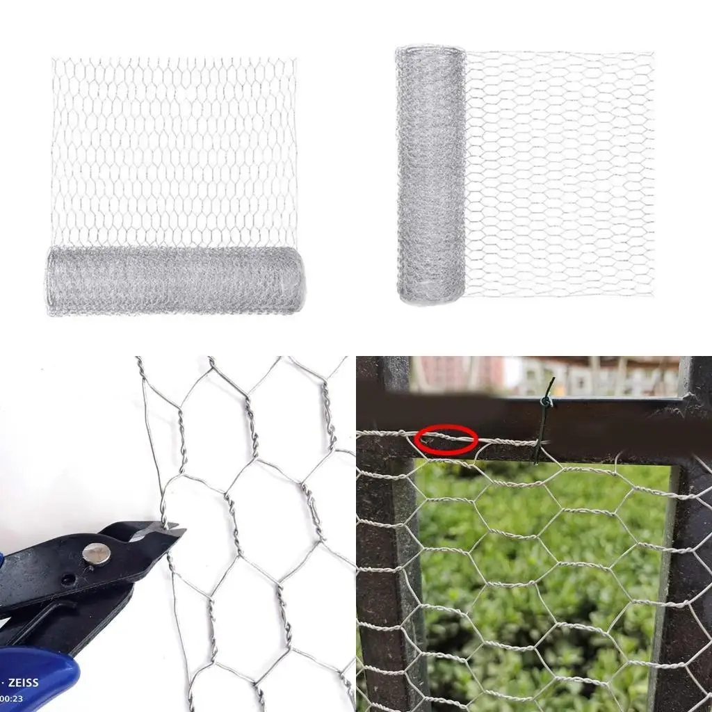 

Chicken Wire Netting DIY Craft for Garden Multipurposes Mesh Flower Arrangement Wire Fence Supplies 0.4mx2m 0.4mx4m C5AD