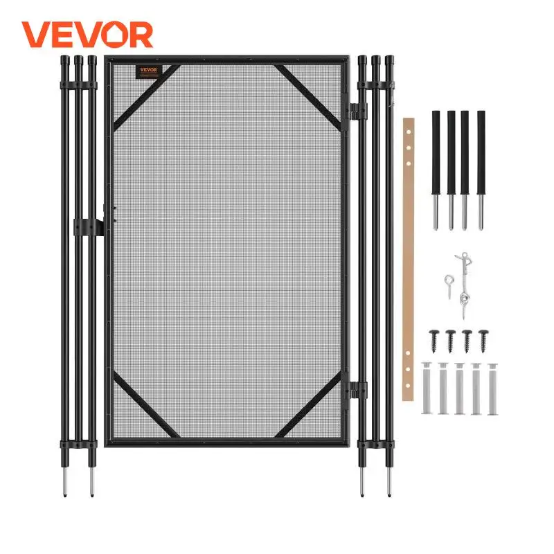 VEVOR Pool Fence Gate Easy DIY Installation Pool Gate Pool Fence Gate Kit with Stainless Steel Latch Pet Security Pool Fencing