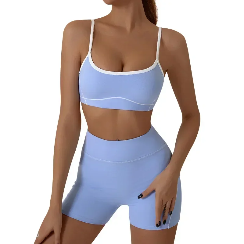 Womens Sports Outifits Flared Pants and Bra Yoga Gym Set Women's Suit for Fitness Two Piece Sets Workout Clothes Traning Suit