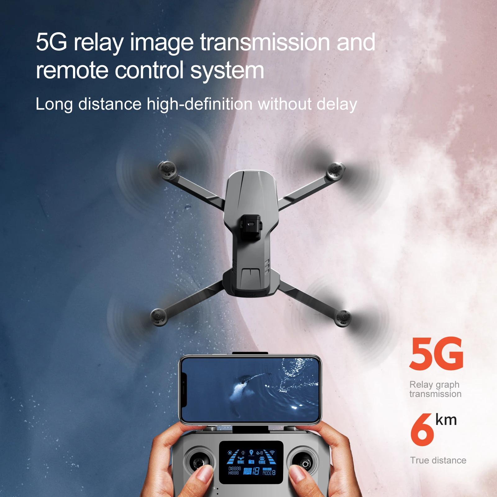 S155 Drone GPS Professional 8K Dual HD Camera 360°Obstacle Avoidance Dron 5G Brushless Motor Foldable Quadcopter 8000M Boy Toys