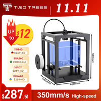 Twotrees SP-5 V3 3D Printer 350mm/s High Speed Printer Flow Hotend Printing Speed 350MM /S Dual-gear Direct Drive Extruder Print