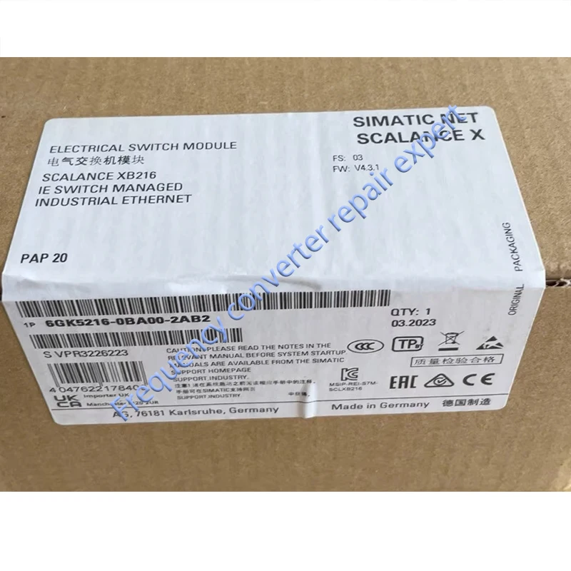 6GK5216-0BA00-2AB2 Original Factory Agent, New Original