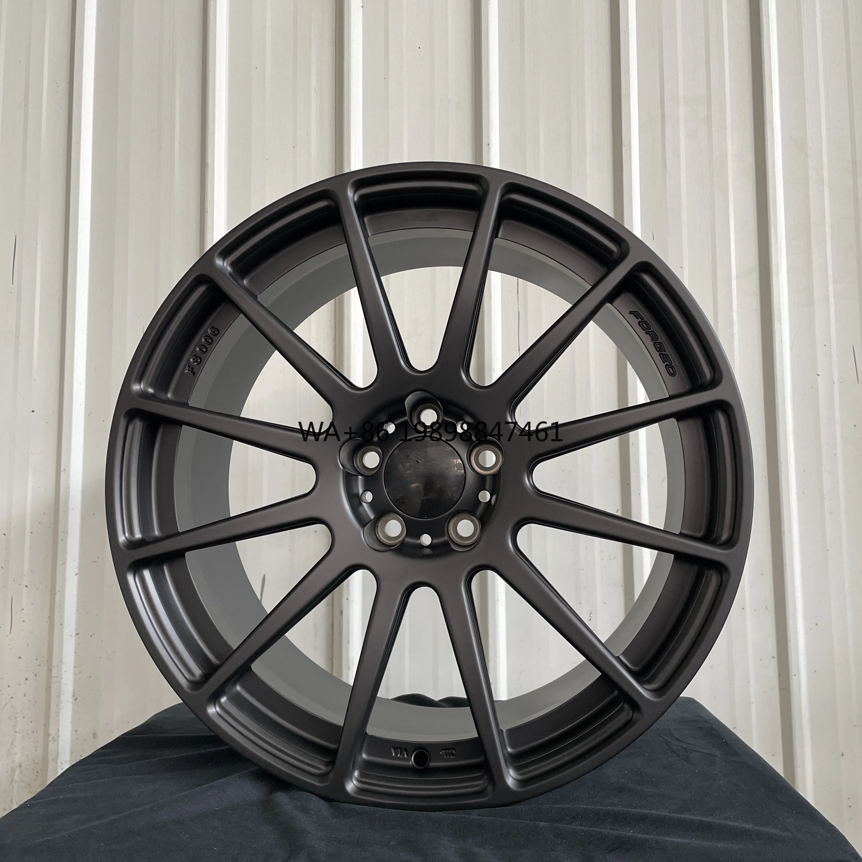 

[Forged ]17 18 19 20 Inch 5/ 10 Lugs Holes Casting or Forged Mags Passenger Car Alloy Wheel Matt Black