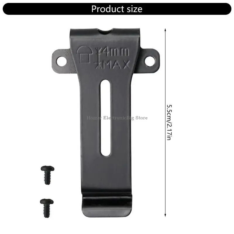 Belt Clip For Two Way Radios Perfect For Security Personnel Outdoor Enthusiasts