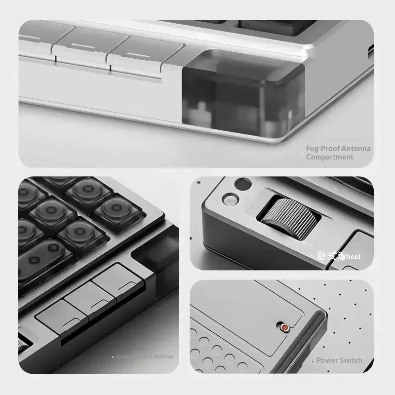 LUMINKEY NOVA KINE Wireless Numpad Three Modes Character Free Design Mechanical Keyboard Axis Metal Casing Long Lasting Battery