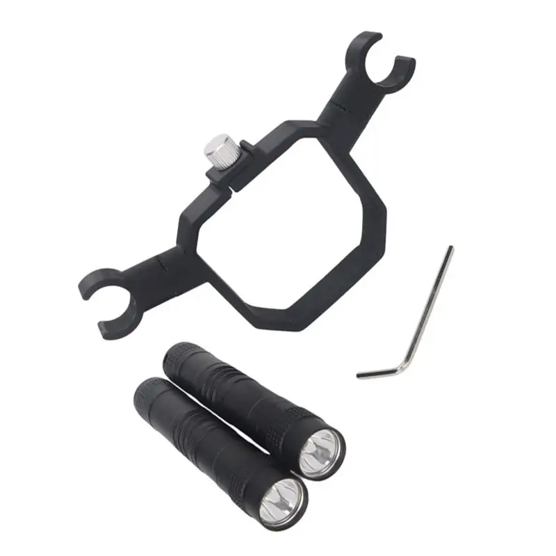 Y44A LED Night Light for DJI Mini 5 Pro Two-Handed Flight Signal Lamp Adjustable Brightness Searchlight Kit