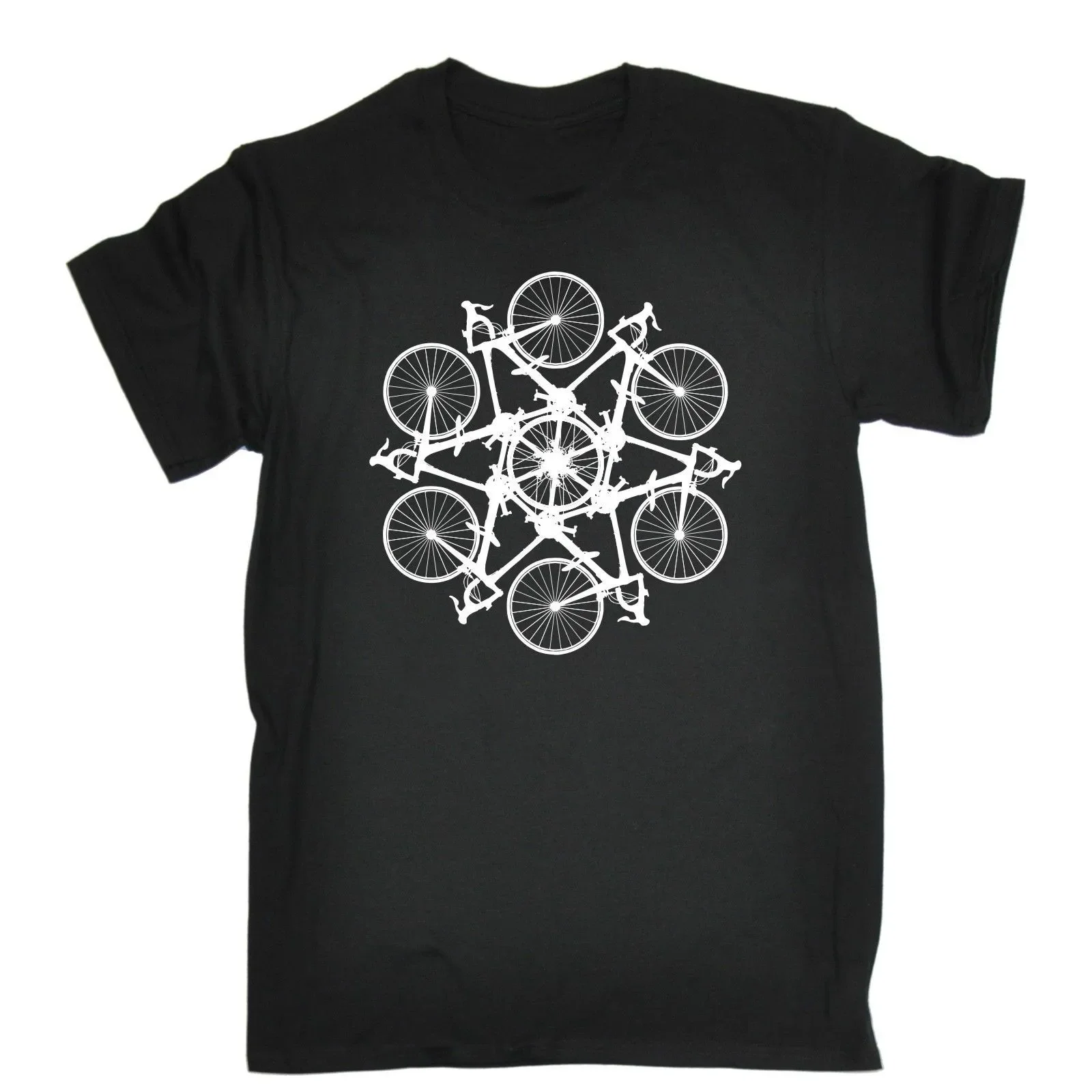 Bicicletas círculo bicicleta Kaleidospoke BMX ciclismo ciclista regalo camiseta. Camiseta casual de manga corta 100% algodón Camiseta holgada Talla superior S-3XL