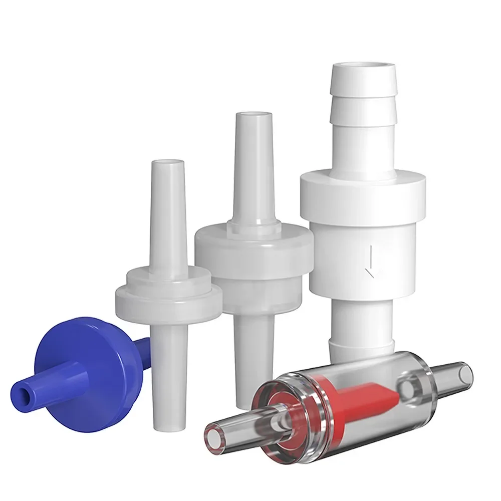 Valve d'eau unidirectionnelle en plastique, degré d'ozone, contrôle du degré d'huile, alliage d'aluminium, ressort de pression, bille en acier