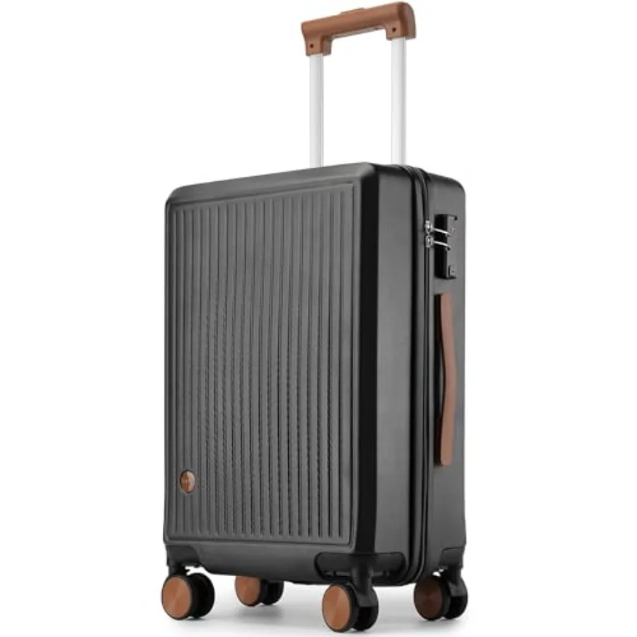 

Carry on Luggage with Spinner Wheels, 22x14x9 Airline Approved Carry-on Suitcase, Small Hardside Luggage with TSA Lock, Hard Sh
