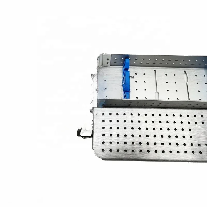 Stainless steel sterilization box for cystoscope urology instrument