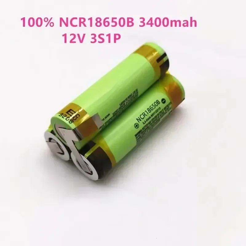High Performance 18650B 12V 16.8V 21V Rechargeable Battery with 18650 VTC6 3000mAh Screwdriver Welding Soldering 3S 3S2P Pack