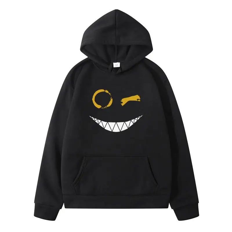 

Demon Smile Prined New in Hoodies & Sweatshirts Hoodie Fashion Autumn Pure Cotton Clothing Sweatshirt Long Sleeve Y2k Casual