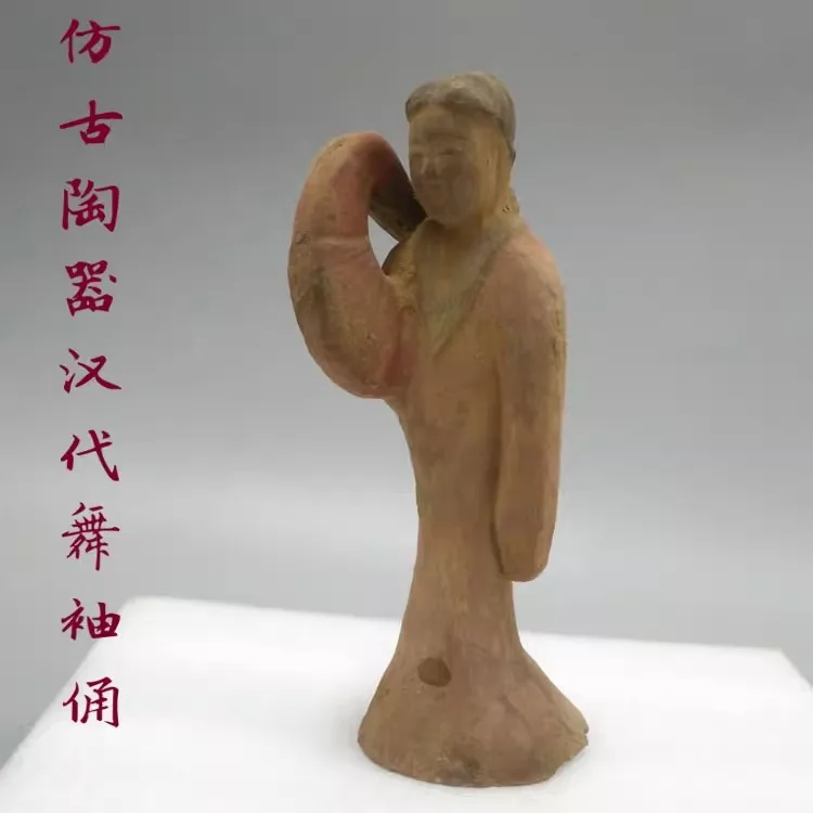 

Antique Chinease Han Dynasty pottery beautiful dancing ladies statue /sculpture,Handicrafts,Free shipping