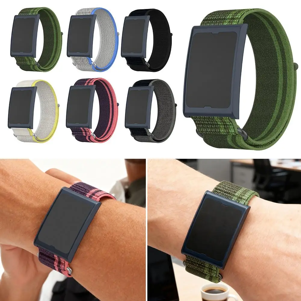 ل Huami هيليو سوار حزام قسمين البرية النايلون حلقة ل Amazfit ساعة ذكية حزام 22 مللي متر عرض قابل للتعديل الفرقة U2V6