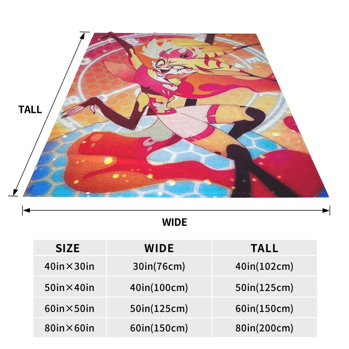 Helluva Boss Beelzebub Blankets Fleece Sofa Throw Blanket Lightweight for Couch Bedding Office Throws Bedspread Quilt