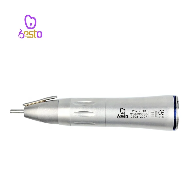 Straight Nosecone Handpiece 1:1 Inner Spray Low Speed Surgical Handpiece Contra Angle StainlessSteel  Instrument