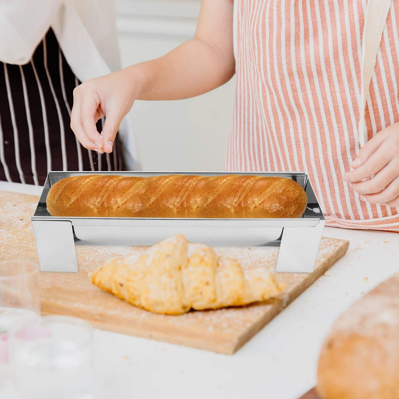 

U Shape Cake Mold Stainless Steel Baking Mould For Diy Bread Dessert Making Non-Stick Easy Clean Kitchen Bakeware