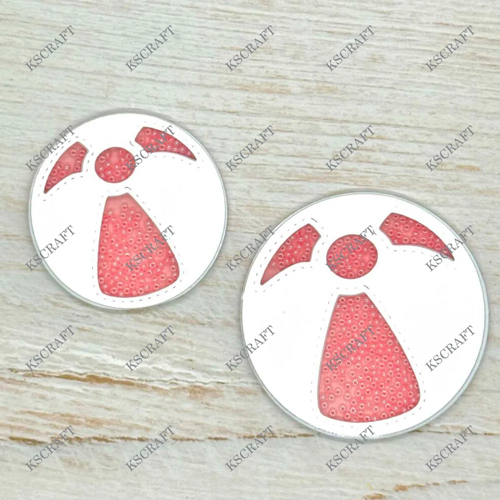 KSCRAFT Beach Ball Shaker Cutting Dies Stencils for DIY Scrapbooking Decorative Embossing DIY Paper Cards