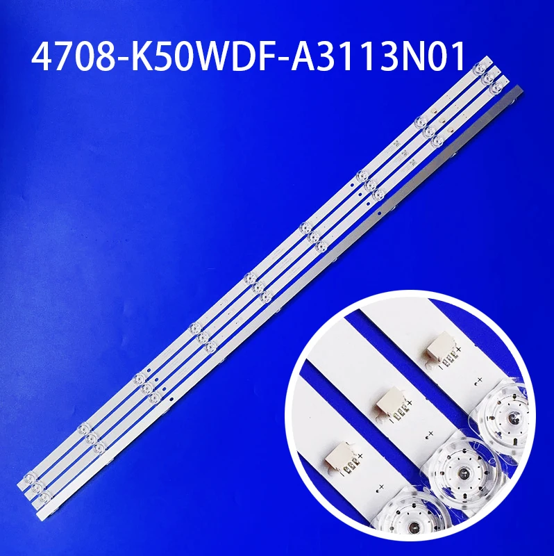 4SZT Pasek podświetlenia LED do K50WDF A3 4T-C50CEXA 4t-c50dl7ur 50K5400 50K4310U 50K5310 4708-K50WDF-A3113N01 4708-K50WDF-A4113N21