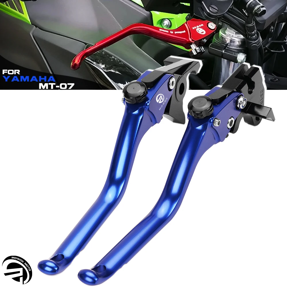 

For Yamaha MT-07 MT07 MT 07 FZ07 SP Tracer 2014-2024 2023 2022 Motorcycle Accessories Aluminum Adjustable Brake Clutch Levers