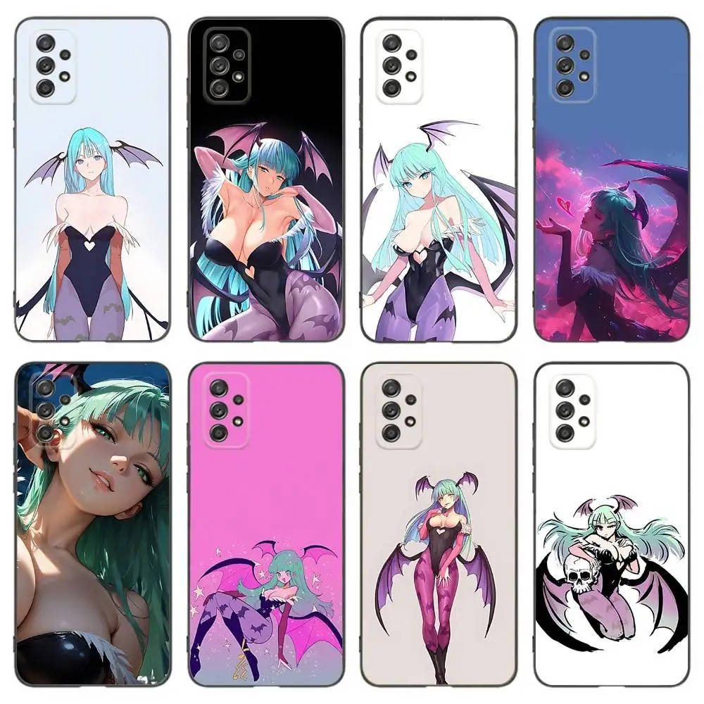 

Game D-Darkstalkers Phone Case For Samsung Galaxy A 91,80,73,72,53,52,51,22,5G,Plus,J,Note Soft Black Cover