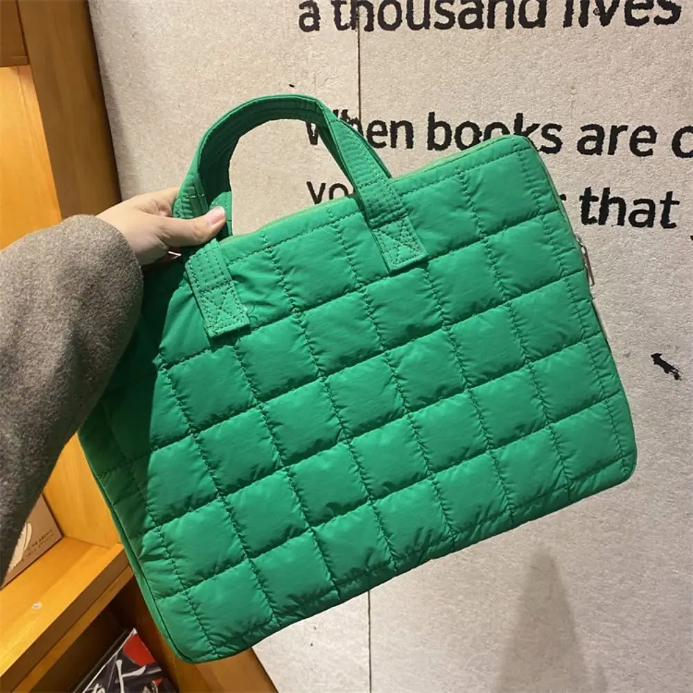 Soft Cotton Laptop Sleeve Puffy Portable Tablet Bag Anti-fall Waterproof Notebook Bag for Ipad Macbook Lenovo Hp