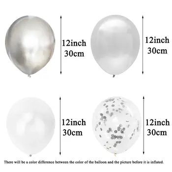 生日派對氣球拱門黑色金色乳膠氣球套裝 40歲生日裝飾 畢業新年 2024裝飾 10 最佳銷售 畢業裝飾 - №7