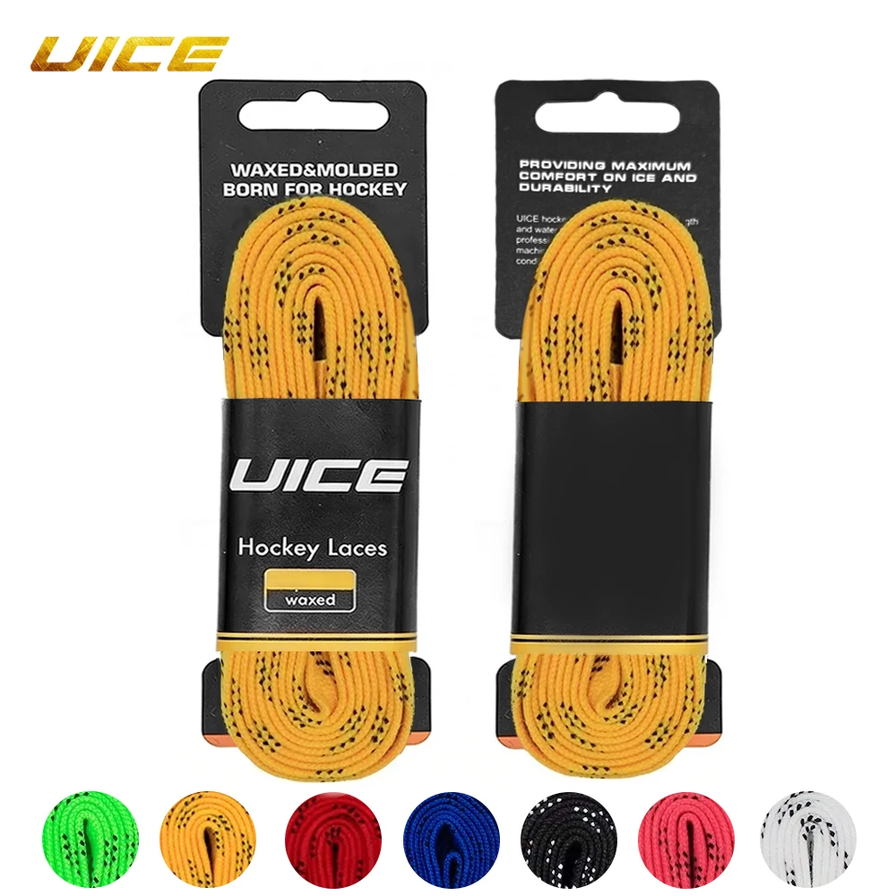 UICE Skate Laces Dual Layer Braid 84/96/108/120in Sports Roller Derby Skates Skates Boot Hockey Skates Shoe Hockey Accessorie