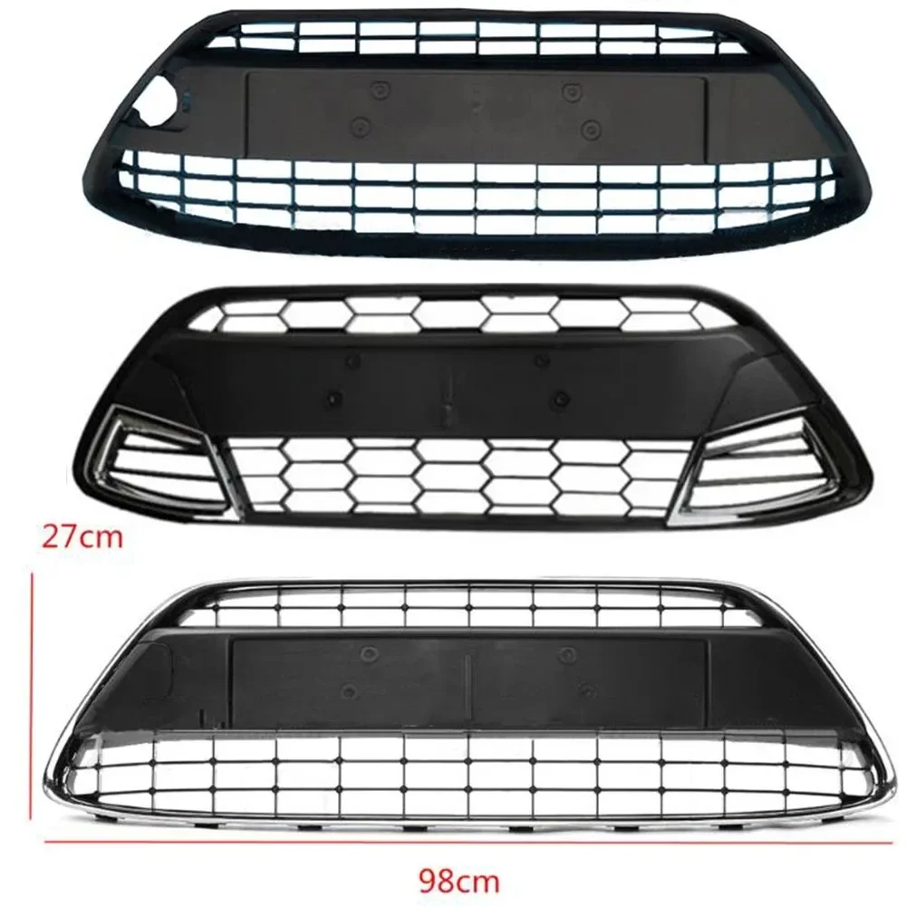 

Front Bumper Grill Lower Grille Fit For Ford Fiesta 2009 2010 2011 2012 Hatchback Sedan