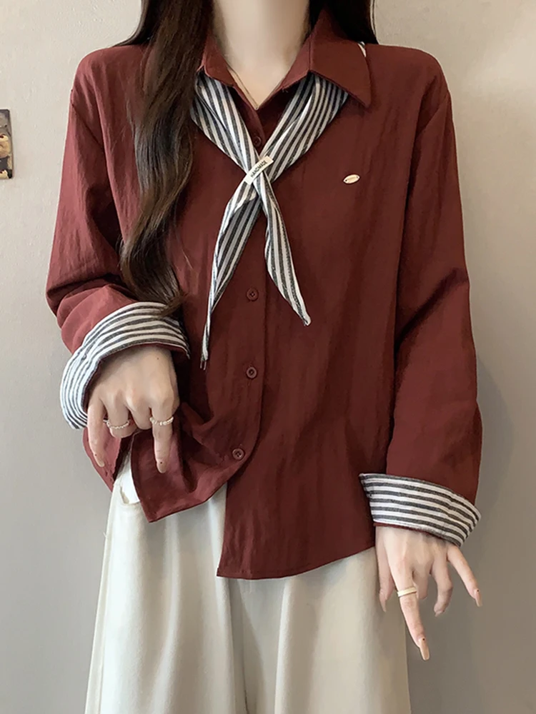 Casual gestreepte Sve patchwork irt dames lange Sve afslankende irt herfst Faion Ci walk open vest normale lengte