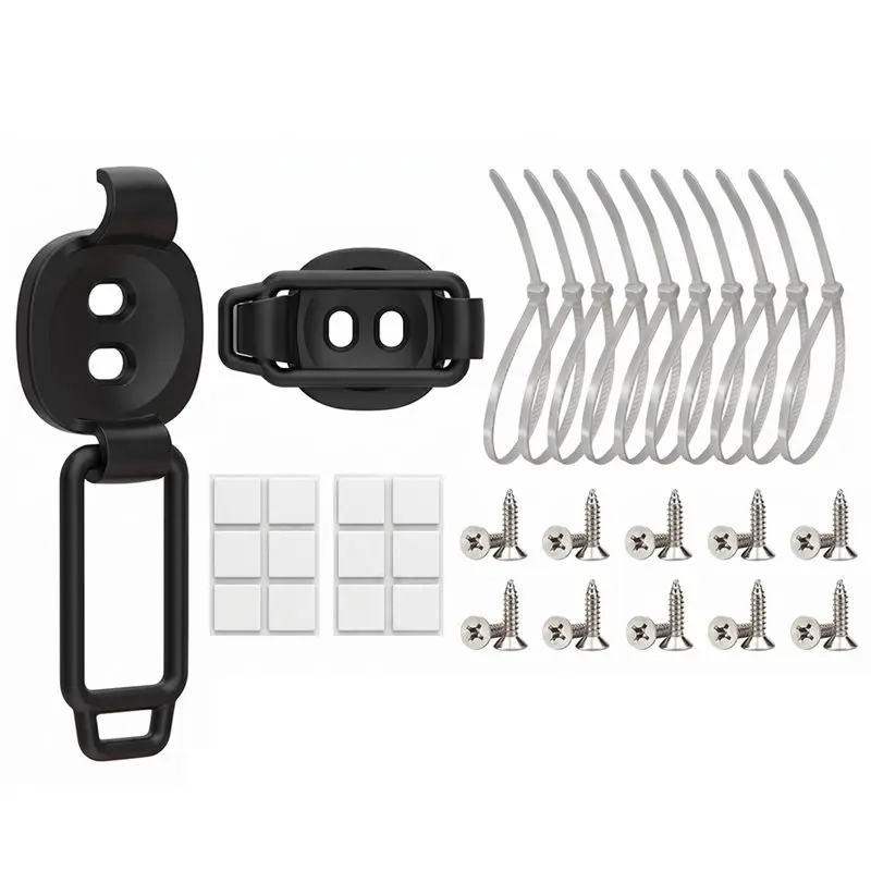 A25F-Elastic Cable Clips 20-Piece Set-Adjustable For Ultimate For Ultimate Cable Management And Organization