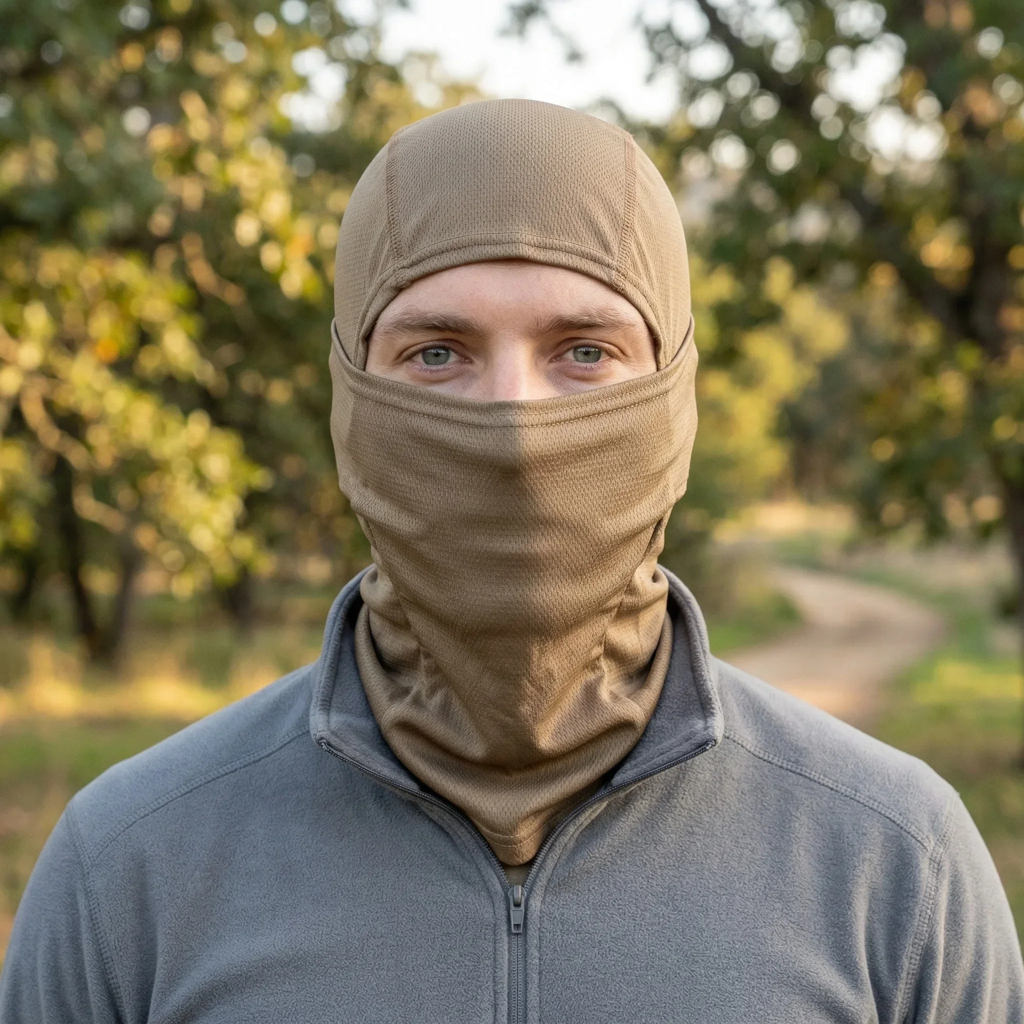 Sommerliche, elastische, atmungsaktive Sturmhaube für Damen und Herren, Sonnenschutz, Fahrrad-Vollgesichtsmaske, Schal zum Wandern, Angeln, Skifahren – Detail 10