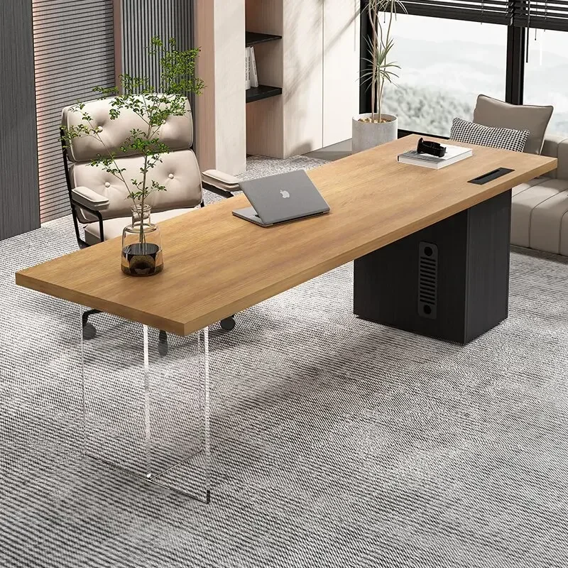 

Display Organizer Computer Table Home Office Study Reading Executive Desk Gaming Laptop Computer Ufficio Living Room Furniture