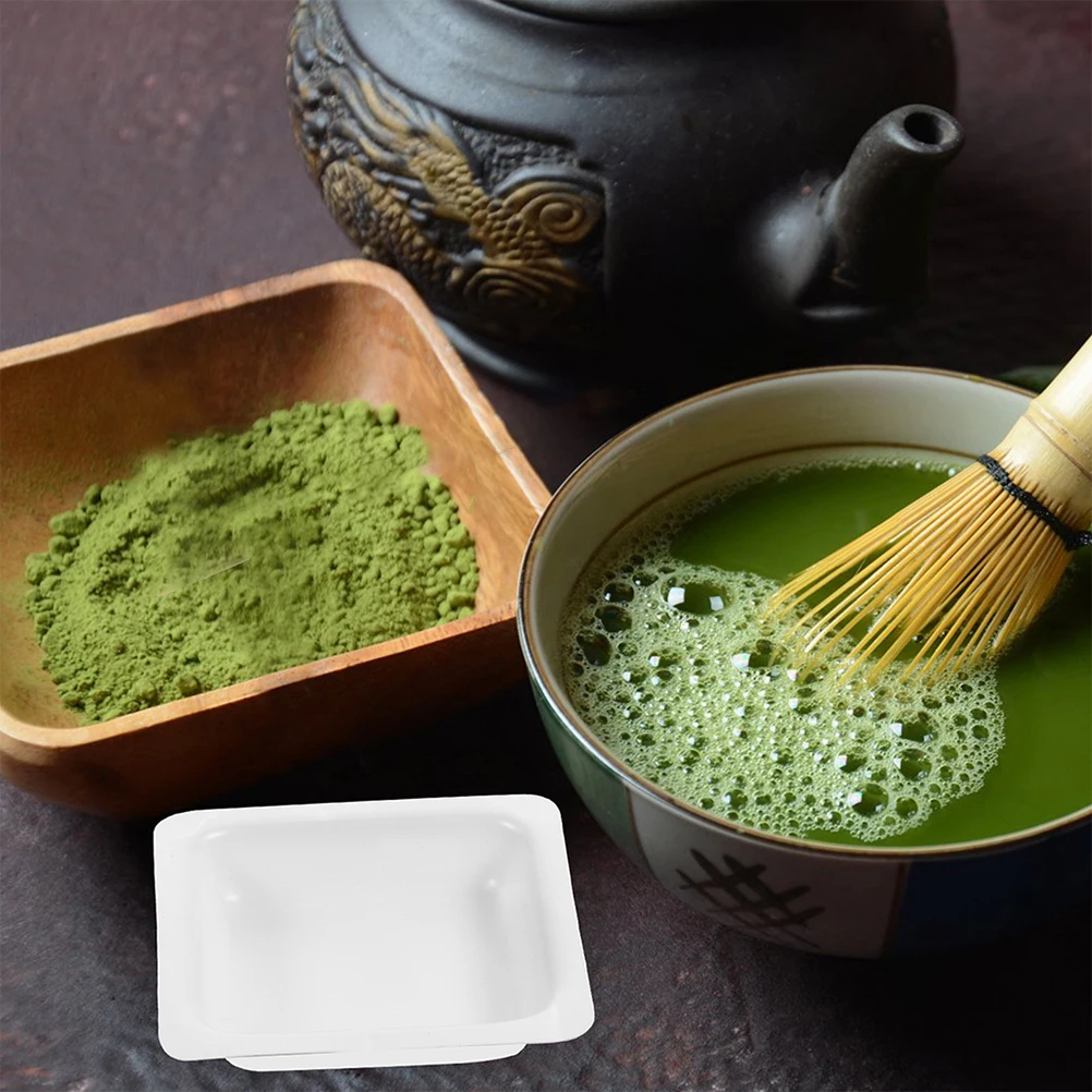 10Pcs 100Ml Small Weighing Trays Stackable Plastic Weigh Boats for Balances Microwave Moisture Analyzers Reusable