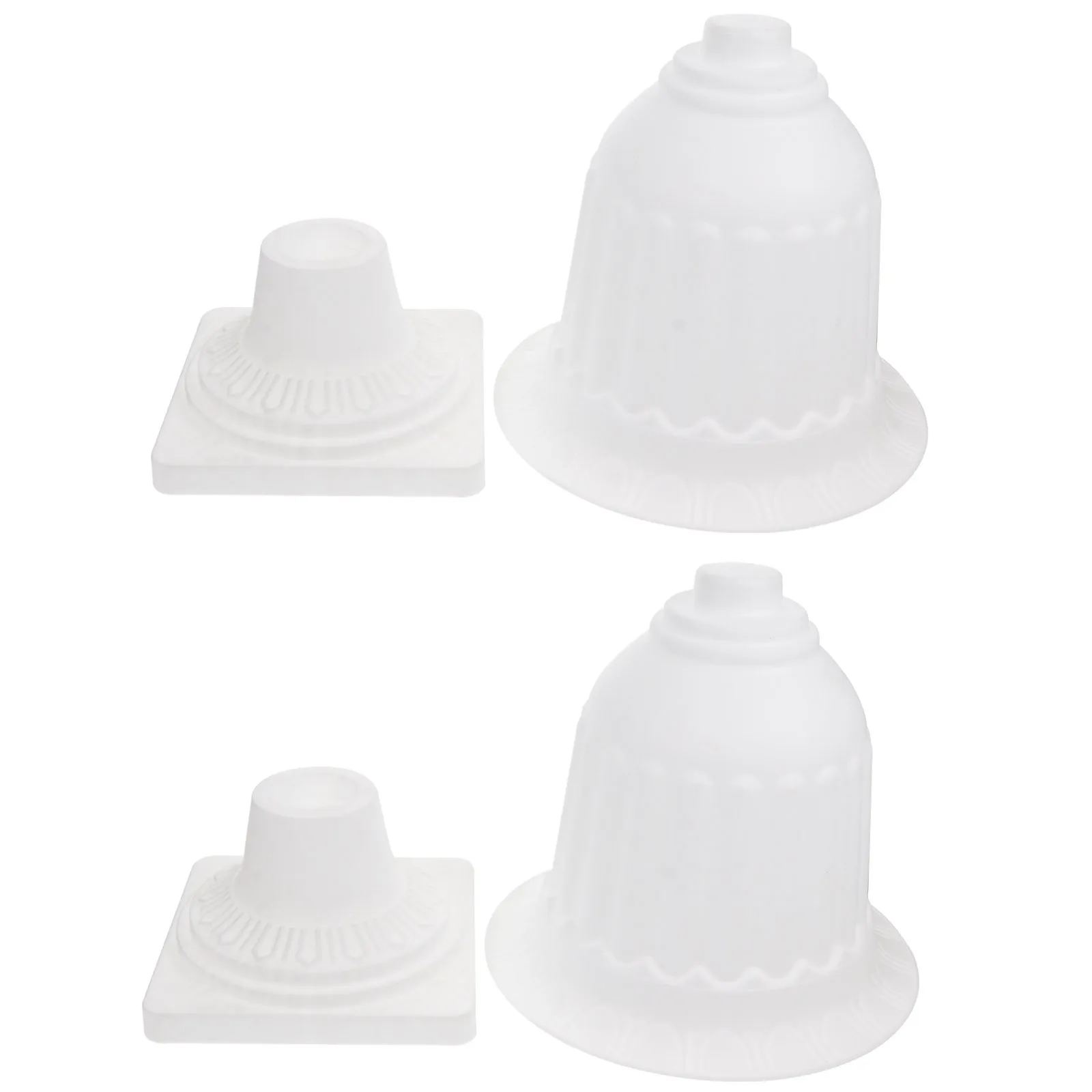 

2pcs Plastic Flowerpot Retro Style Balcony Garden Plant Pot For Indoor Outdoor Decor Vintage Design Succulents Container