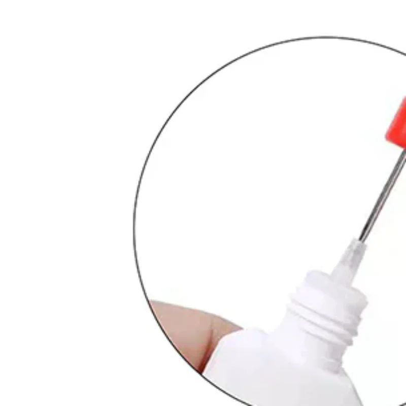 Garrafa de cola para cílios, 3 peças, bloqueio de agulha, substituição de extensão de cílios, cola, cabeça de boca, plugue especial, abridor de tampas, ferramentas de maquiagem