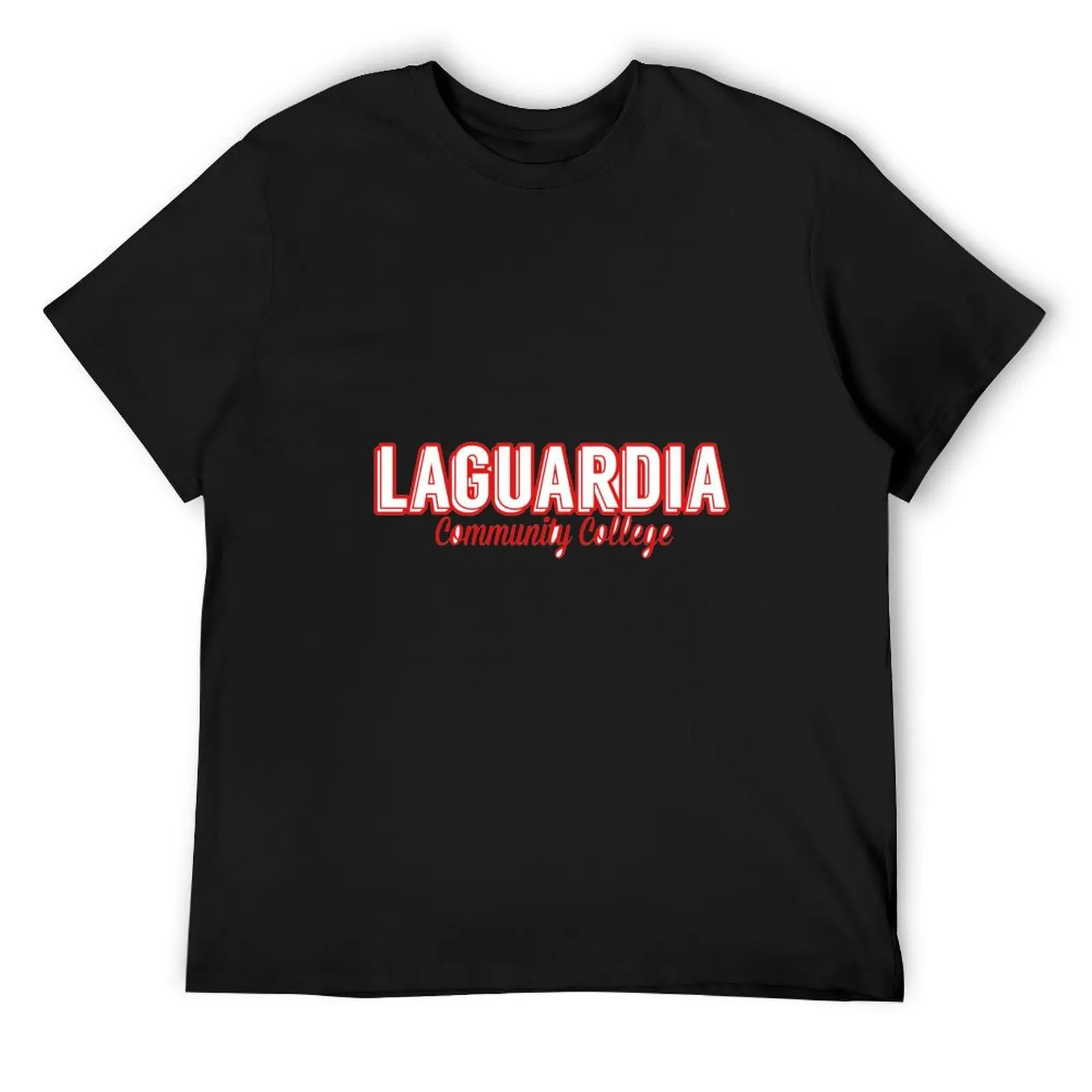 

LaGuardia Community College T-Shirt basketball graphic tees oversized heavyweight t shirts for men