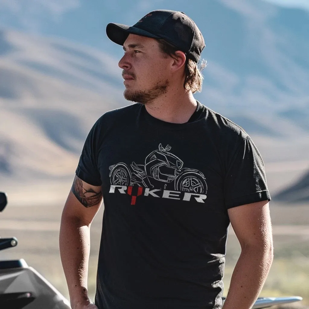 Hot Sale Can-Am Ryker 2019-2026 T-Shirt_short Sleeve for 3-wheel Motorcycle Riders