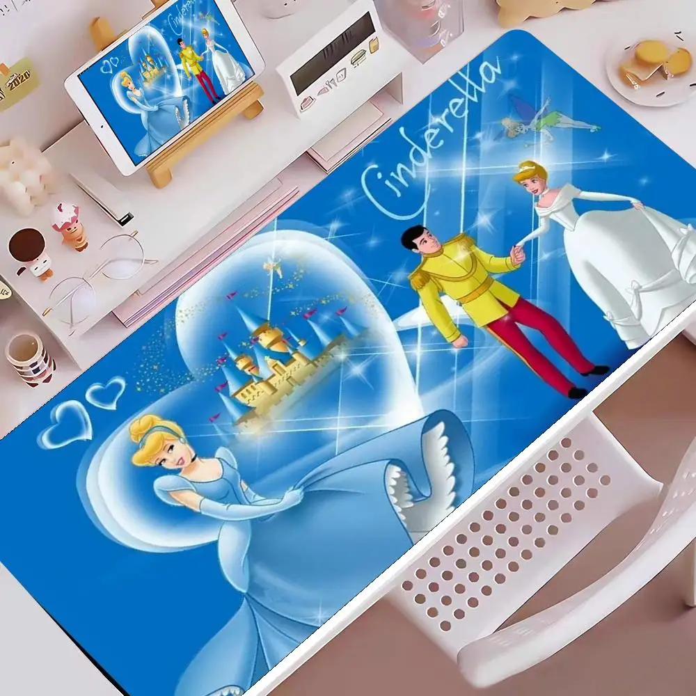 

Cinderella Mousepad HD Printing Computer Gamers Locking Edge Non-slip Mouse Pad XXL90x40cm Keyboard PC Desk Pad